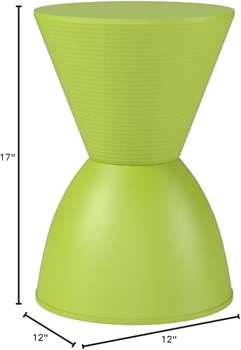 Miniatura 3 de Modway Haste - Taburete moderno y contemporáneo con forma de reloj de arena, color verde