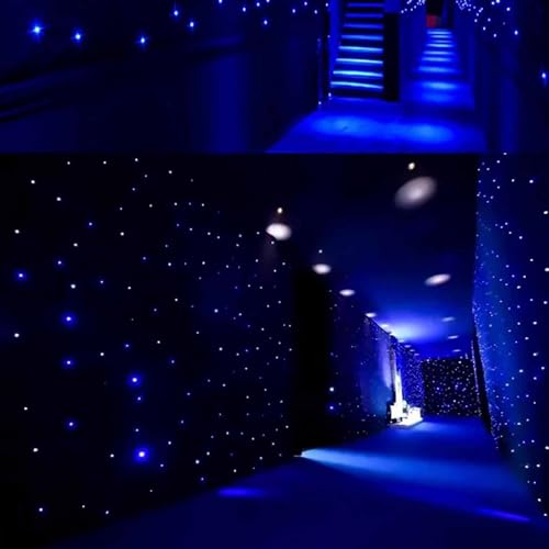 Gwiaździste Tło, Scena LED Gwiaździste Niebo Tkanina Tło, Tło Kurtyny Nocnego Nieba, Tło Motywu Kosmicznego, Motyw Wszechświata Gwiaździsta Fotografia Tło Dekoracji,5x10m
