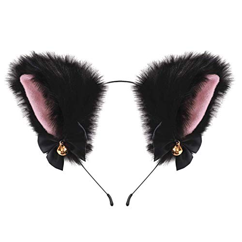 BOYATONG Katzenohren Haarreif,Katze Ohr Stirnband,Neko Ears Clip,Cat Ears Cosplay,Fuchs Ohren...
