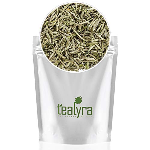 Tealyra - Imperial Yunnan Silver Needle - White Loose Leaf Tea - Organically Grown - Caffeine Level Low - 100G (3.5-Ounce) #TOP4