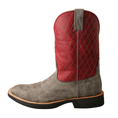 Image of TWISTED X Men 11 inch Tech X Boot, Color: Grey & Red, Size: 10, Width: D (MXW0005-10-D)