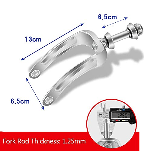 2 Pezzi Nero/grigio Ruote Anteriori per Sedia a