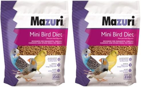 Mazuri | Nutritionally Complete Food for Mini Birds | 2 Pound (2 lb.) Bag (Pack of 2) image 3