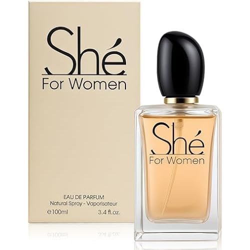 AFLUXE She, Perfume for Women, Long Lasting EDP, Feminine Scent, Delicate Fragrances for Women, Day to Night Wear, 3.4 Fl Oz