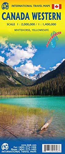 Canada Western Travel Reference Map (Waterproof)