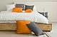npluseins Laken ohne Gummizug - 100% Baumwolle - ca. 150 x 250 cm 701.887, rot
