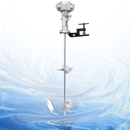 Mezclador de cubo neumático de 1/2 HP, 50-2800 RPM, presión de aire de 6-8 psi, montaje en pared, ideal para bolsas de 60 galones, perfecto para mezclar pintura, salsas y materias primas