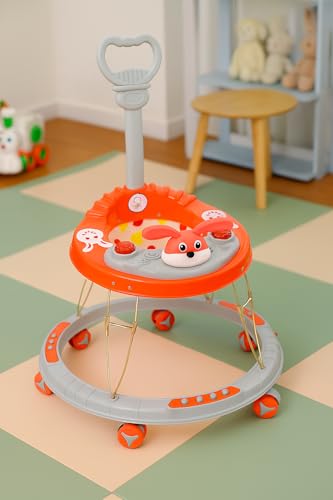 Image of AVANI METROBUZZ Baby Walker with Musical Lights, Push Handle, Interactive Tray for 6 to 18 Months Baby