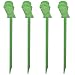 Royer 6" Plastic Zombie, Glow In The Dark Swizzle Sticks, Set of 24 - Made in USA