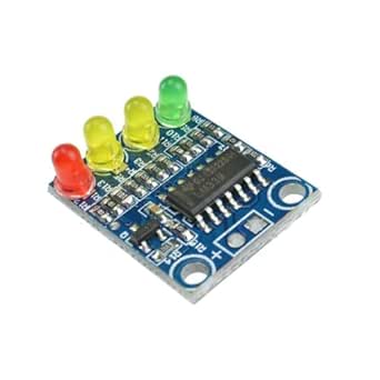 Amazon.com: 12V Electric Quantity 4 Power Indicator Module for Arduino ...