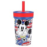 Vaso Infantil Con Pajita De Silicona De 465 Ml |It´S A Mickey Thing