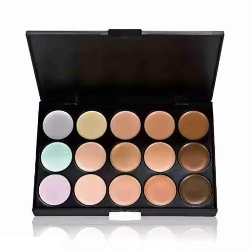 15 Colours Contour Face Cream Makeup Concealer Palette with Brush