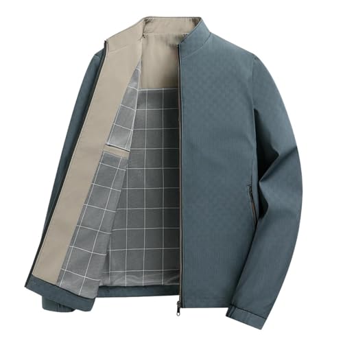 Chaqueta a cuadros de hombre para looks casuales urbanos de entretiempo