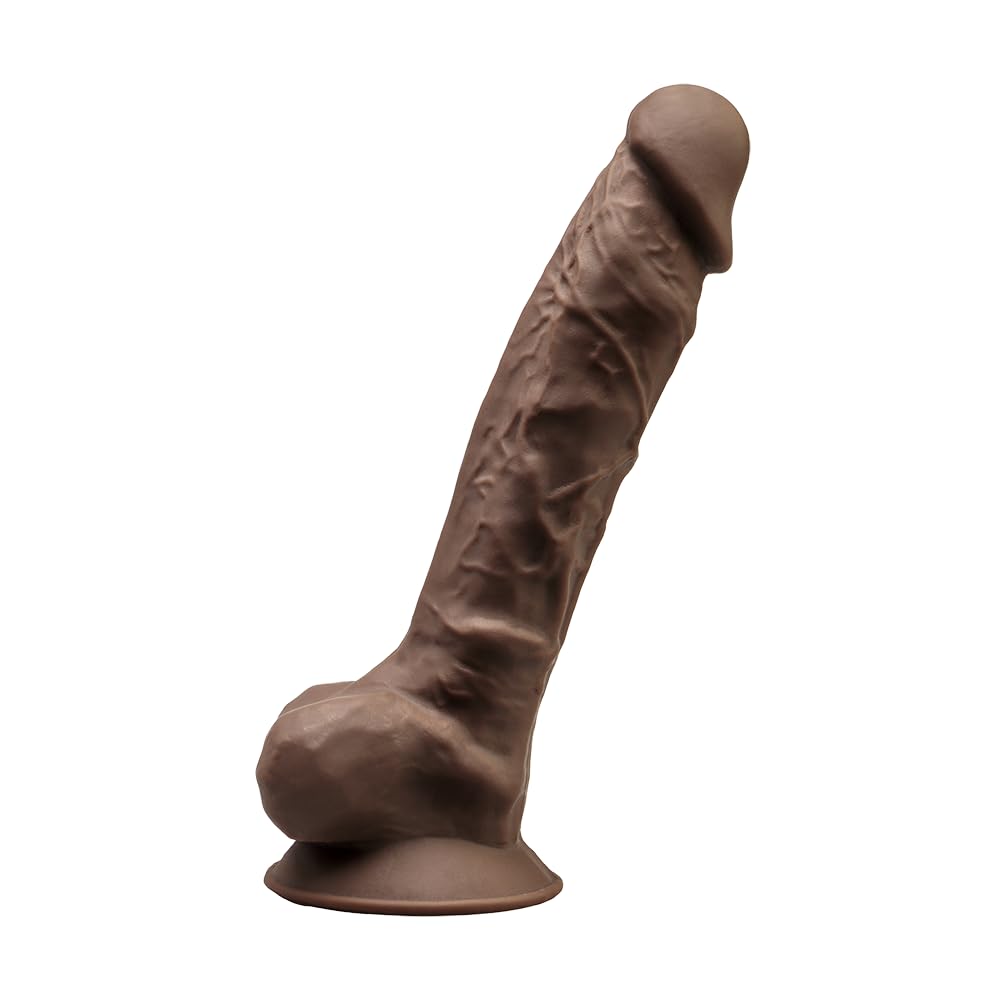 DILDO DUAL DENSITY MOD. 1-9 MARRÃ“N