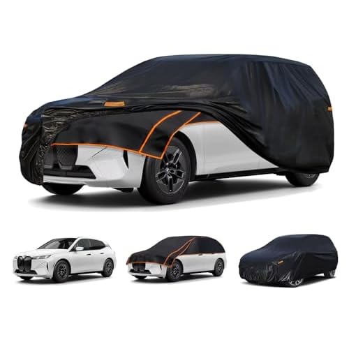 Kayme Padded Hail Protector Car Cover Custom Fit for BMW iX SUV, Anti Hail Blanket with Multilayer Thickened Design, Hail Proof & All Weather Outdoor