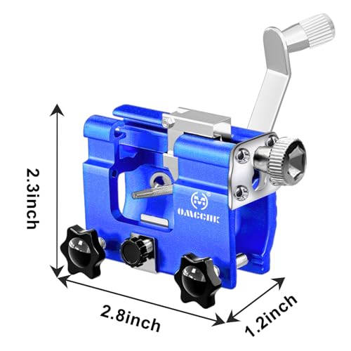 Image of Chainsaw Sharpener, Portable Chain Saw Sharpener with 3 Diamond Sharpening Stone Chainsaw Sharpening Tool Kit Manual Chainsaw Accessories for 4 inch-22 inch