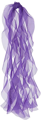 Chiffon Curly Chair Sashes - 32" | Purple | Pack Of 1 #TOP29