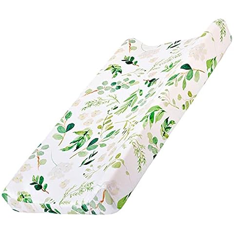 Baby Floral Diaper Changing Pad Cover Cradle Mattress Sheets, Changing Table Cover Changing Mat Cover Sheets 32''X 16'' (Cover Only, Pad Not Included) Cover