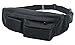 SoJourner 2-Pocket Black Fanny Pack Hip Bag - fits men, women, kids, small, medium and large