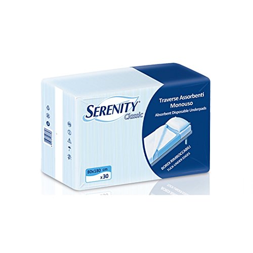 Serenity Traverse Assorbenti Monouso Salva Materasso 80x180