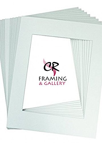 CR Framing, Pack Of White 25 Acid-Free White Pre-Cut 4" X 6' Picture Mats Matting for 2 1/2" X 3 1/2" Photo Bevel Cut-image-25