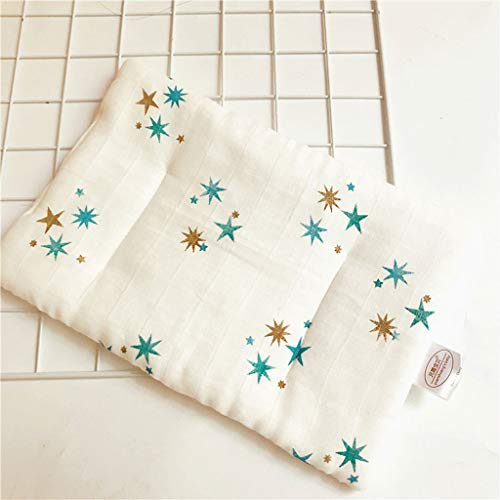 YQ&TL Bébé Oreiller 0-1 an bébé Petit Oreiller Oreiller Plat Correct Anti-tête Gaze Respirant l'été Syndrome de la tête Plate l'été Nouveau-né Formant, A +