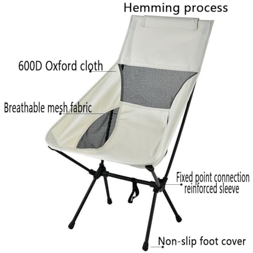 Chaise de camping pliable ultra légère pour randonnée et plage - 4