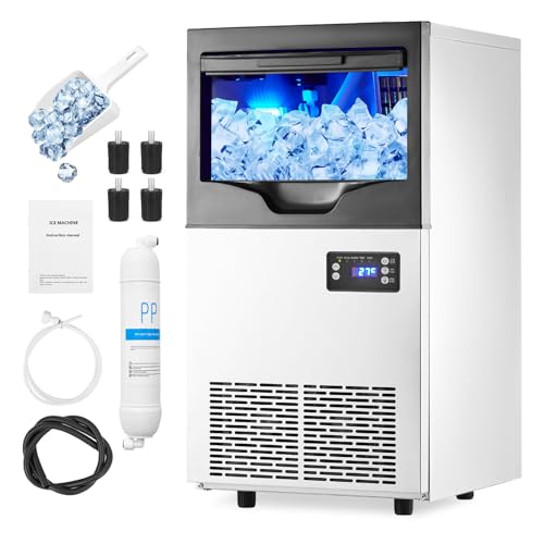 Fabricadora de hielo comercial de acero inoxidable Takywep KN miniatura 1