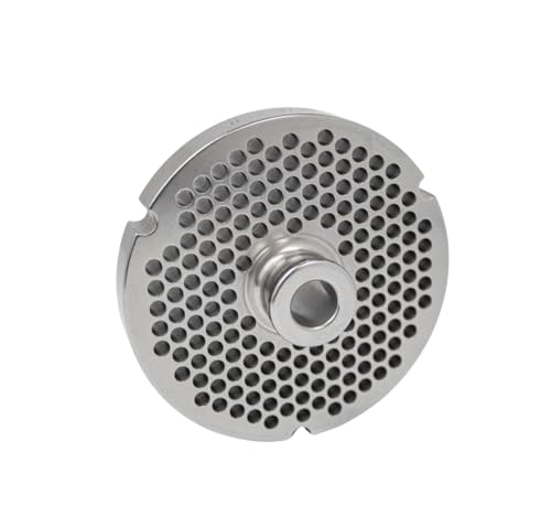 41R7GCCd8IL. SL500 #32 Meat Grinder Plate with Hub 3/16