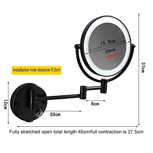 Miroir de vanité mural extensible pour une routine beauté parfaite chez soi - 8