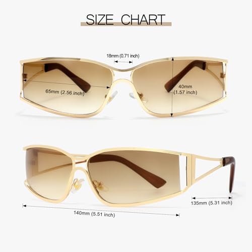 Sunglasses Womens, Trendy Women's Cool Sunglasses, Fashion Metal Sunglasses for Women3