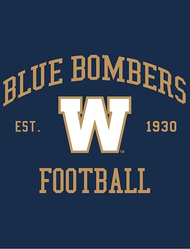 Philcos CFL Blue Bombers Football Navy Hoodie2