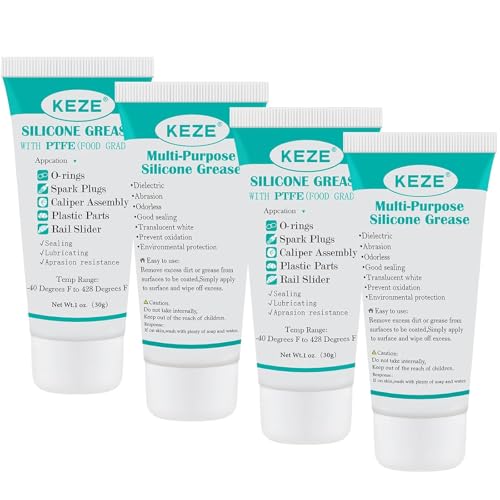 KEZE Silicone Grease 4-Tube Pack