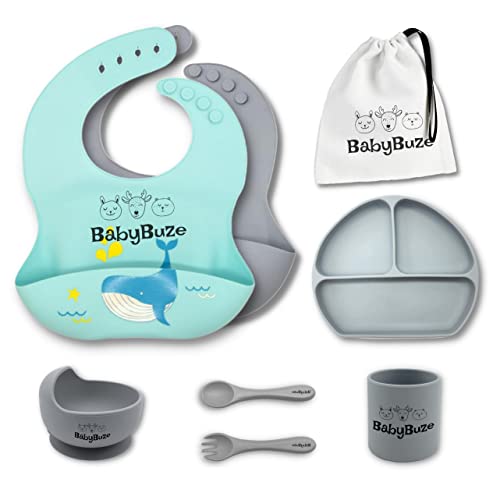 BabyBuze Set Vajilla Bebe Infantil de 7...