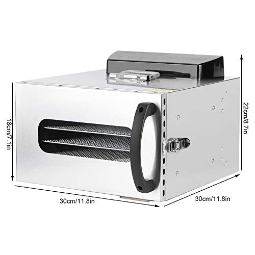 Dörrautomat, Digital Dörrapparat mit 6 Einlege Food Dehydrator für Getrocknetes Rindfleisch Food Dehydrator Einstellbare… – Bild 3