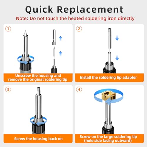 Image of Joystick Soldering Iron Tip with Adapter for P5, P4 & Xbox Controllers