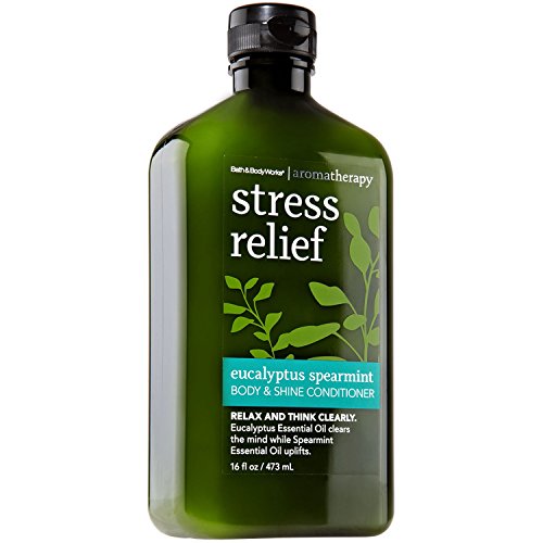 Bath and Body Works Aromatherapy Stress Relief Eucalyptus Spearmint Body & Shine Conditioner 16oz