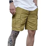 Association : Short bermuda homme et bermuda homme cargo se portent avec tops casual, style été léger et baggy.