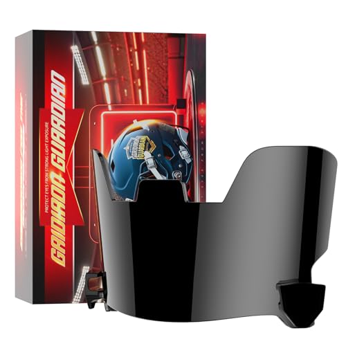 KUBQLIG Tinted Football Helmet Visor, Impact-Resistant Helmet Shield, Fits Youth