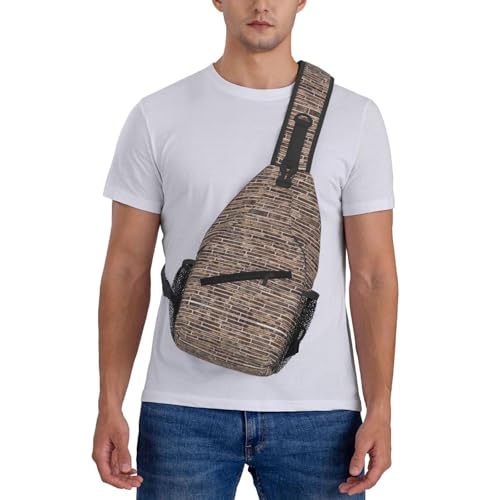 Mochila tipo bandolera MyPiky Brick Wall unisex miniatura 2
