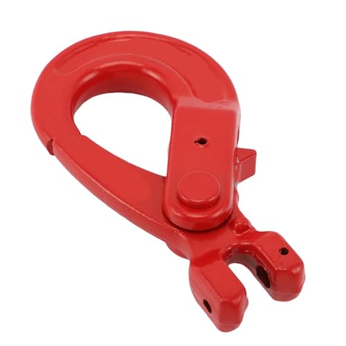 YUEHISY Forged Safety Hook, Grade 80 Alloy Steel Construction with Pin Latchs, High Strength 1.12T Capacity, for Industrial Lifting and Equipment Handling