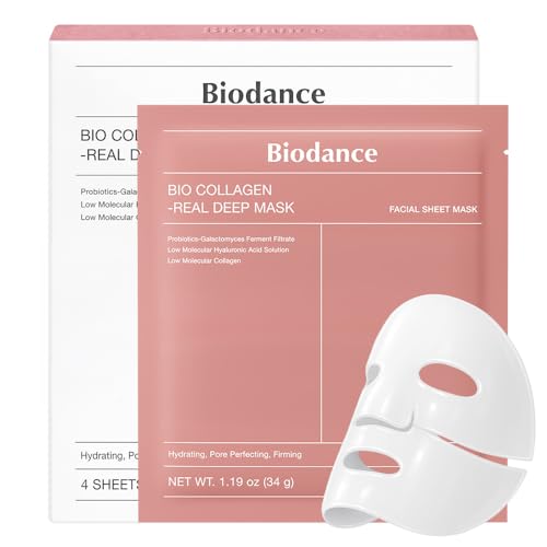 BIODANCE Bio-Collagen Real Deep Mask, Hydrating Overnight Hydroge...