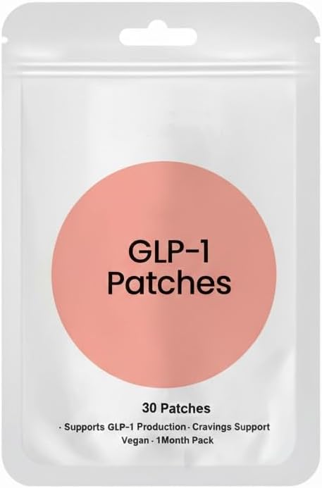 GLP-1 Patches Plant-Based Daily Skin Patches – 30 Count 1-Month Supply