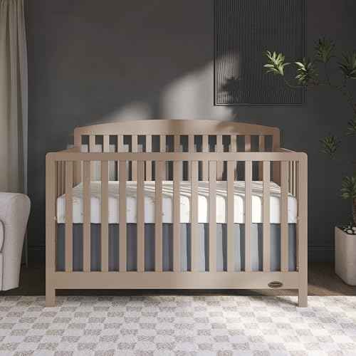 Image of Dream On Me Odelle 5-in-1 Convertible Full Size Baby Crib, GREENGUARD Gold