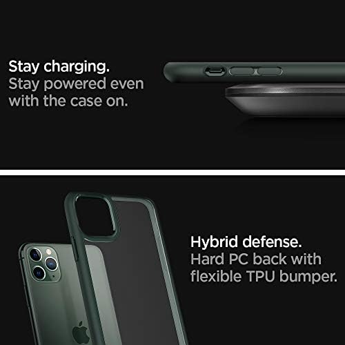 Spigen Ultra Hybrid case compatible with iPhone 11 Pro - Midnight Green