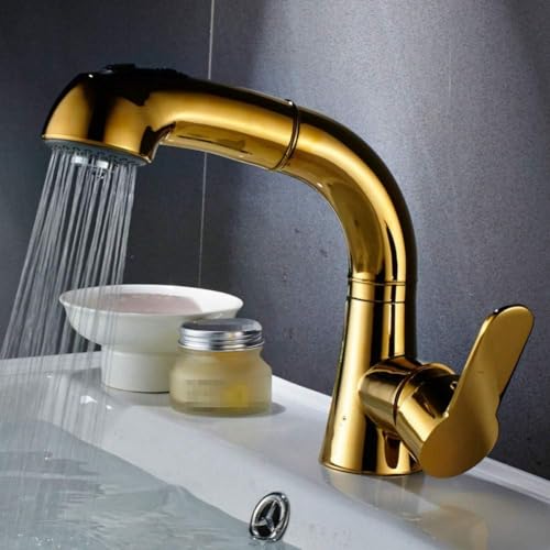 Robinet de cuisine moderne en acier inoxydable brossé avec commande mono-manette
