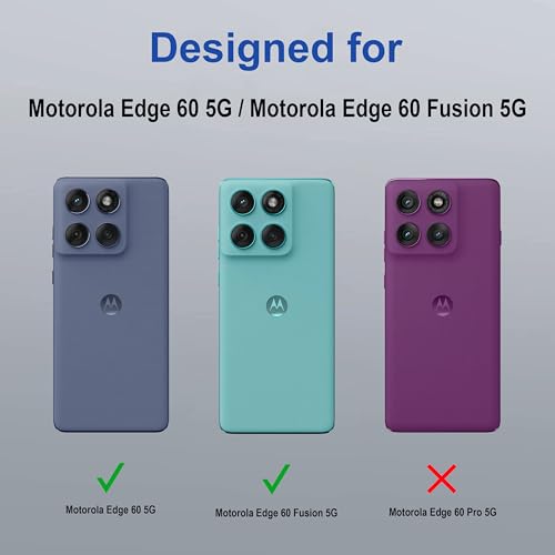 Image of Zapcase Back Case Cover for Motorola Edge 60 5G | Magnetic Case with Built-in Metal Ring | Supports MagSafe Charger, Wallet & Car Mount | Shockproof Hybrid PC + TPU | Blue