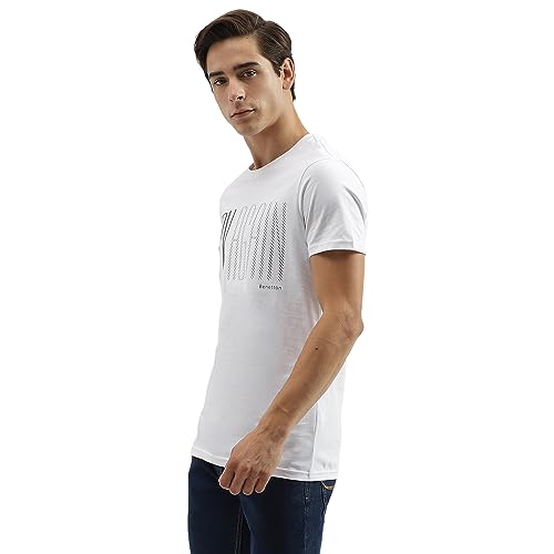 Image of United Colors of Benetton Men's Solid Regular Fit T-Shirt