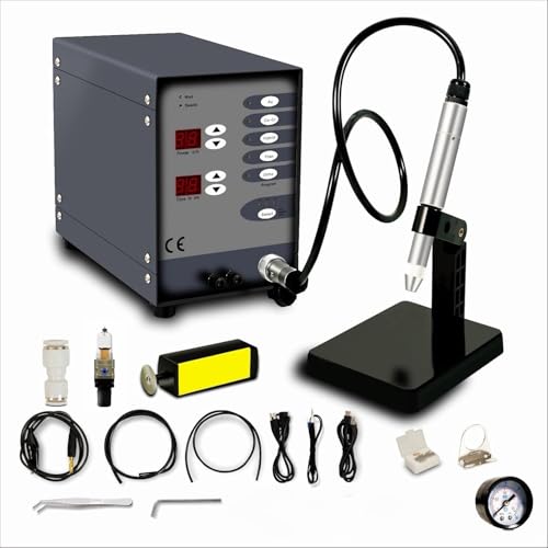 Image of Jewelry Permanent Welder Machine,100A Pulse Arc Spot Welder Kit for Seamless Bracelets & Chains, Gold Silver Welding Tool with Foot Pedal