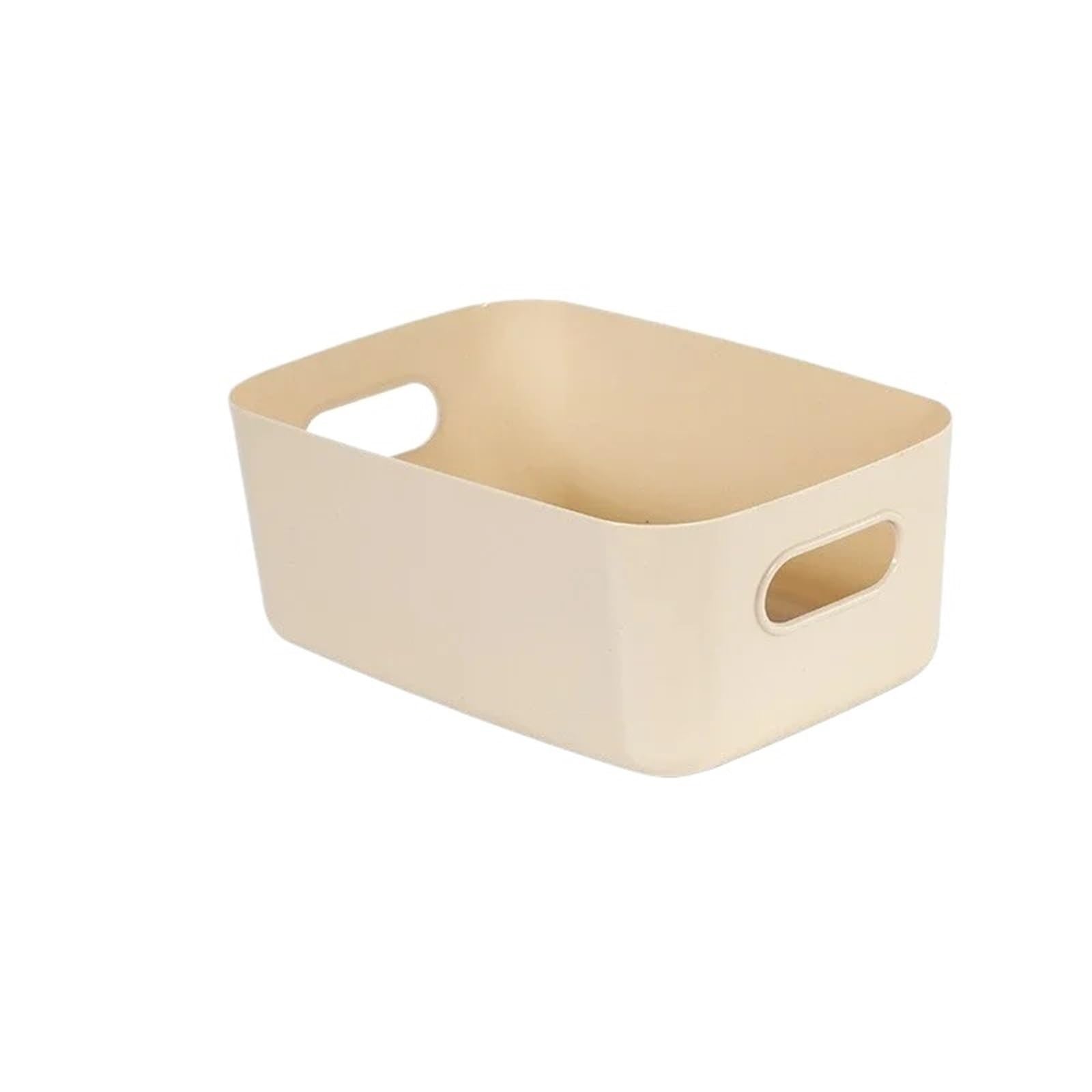 XUCZHAI Desktop Storage Box Sundries Bathroom Kitchen Sorting Basket Bins(M-Khaki)